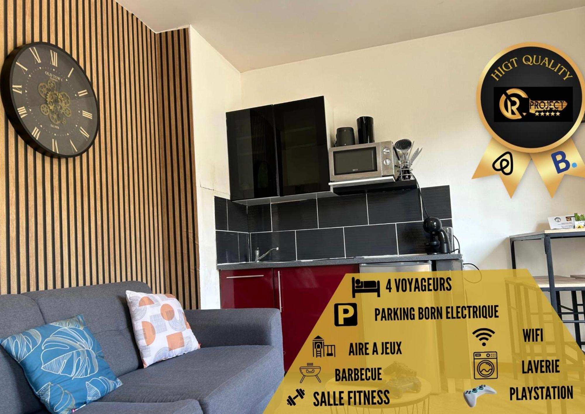 Reve Divin T2 En R/c Parking-bagagerie-salle Sport-barbecue *